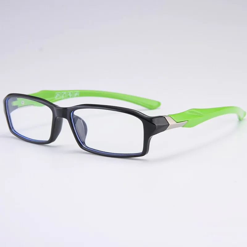 Bclear Men's Full Rim Rectangle Tr 90 Titanium Sport Eyeglasses My6059