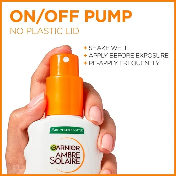 Garnier Ambre Solaire Kids SPF 50  Sensitive Advanced Sun Protection Spray 175ml