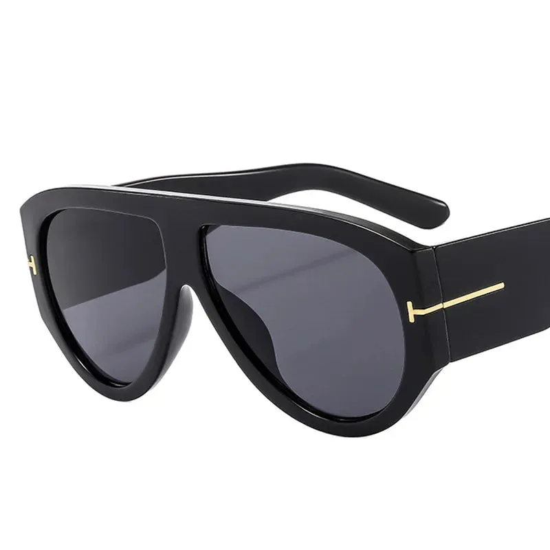 Luxury Pilot Oversized Sunglasses